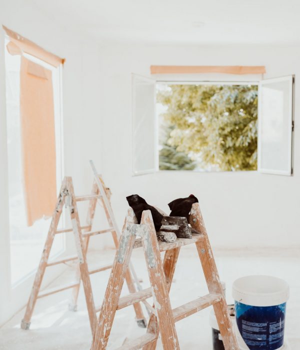 Chantier de peinture chez un particulier par Emini : Couleurs et transformation.